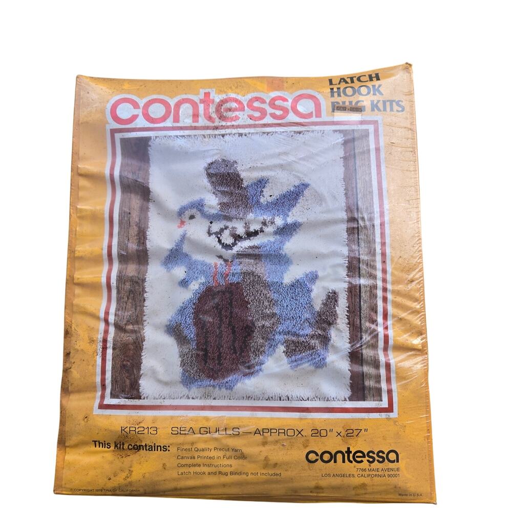 Vintage Contessa Latch Hook Rug Kit, model KR213